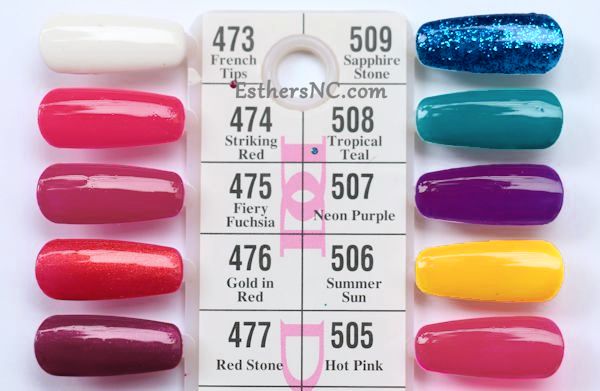 Cnd Nail Polish Colors Chart