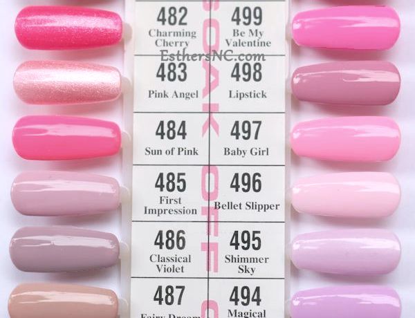 Cnd Nail Colour Chart