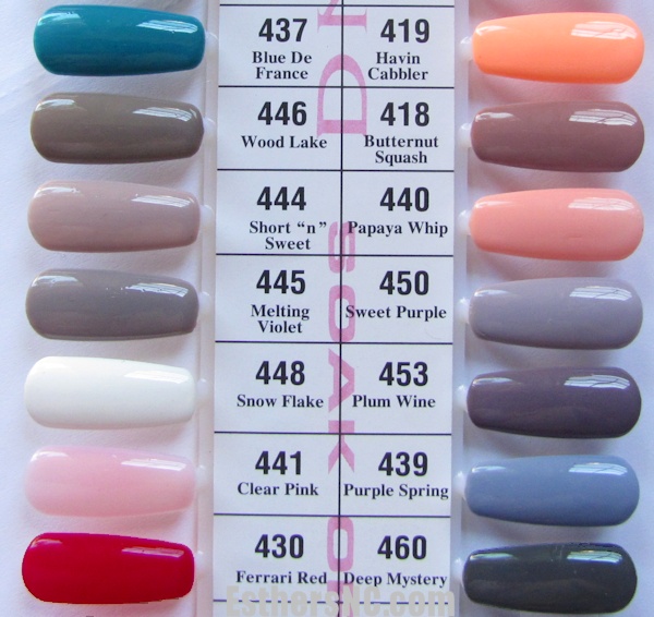 Daisy Gel Nail Polish Swatches